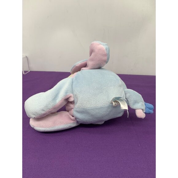 Disney Baby Eeyore Rattle 9 Inch Plush Stuffed Animal Blue Purple Embroidered Fa - Picture 8 of 13